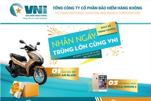 Bảo hiểm Hàng Không khuyến mại Nhắn ngay trúng lớn