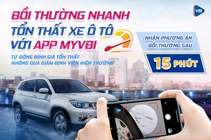 Chụp ảnh khai báo bồi thường xe ô tô siêu tiện lợi với APP MY VBI