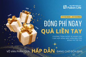 Fubon tặng 1.000 phần quà cho người tham gia bảo hiểm