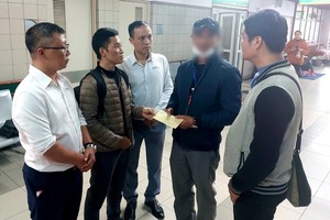 Bảo hiểm Tasco thăm hỏi các nạn nhân và gia đình