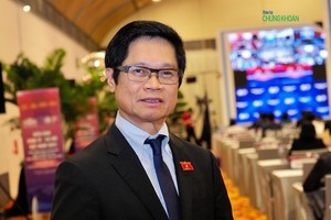 Đại biểu Vũ Tiến Lộc (đoàn TP Hà Nội). (Ảnh: M.M)