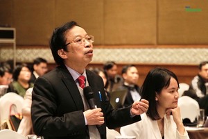 Chuyên gia tài chính Phạm Xuân Hoè phát biểu tại Toạ đàm sáng 5/12 - Ảnh: M.M