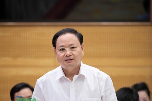 Thứ trưởng Bộ Tài nguyên và Môi trường Lê Minh Ngân (Ảnh: M.Minh)