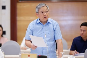 Thiếu tướng Hoàng Anh Tuyên, Phó Chánh Văn phòng - Người phát ngôn Bộ Công an thông tin tại buổi họp báo chiều 5/8.