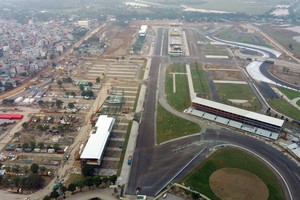 Khám phá đường đua F1 Hà Nội chuẩn bị khởi tranh