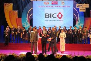 BIC được bình chọn là Thương hiệu mạnh Việt Nam 2014