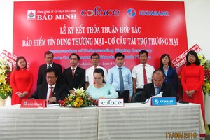 Bảo Minh “bắt tay” Coface và Eximbank bán bảo hiểm tín dụng thương mại