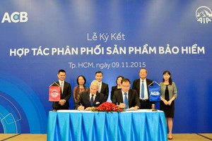 ACB và AIA Việt Nam hợp tác triển khai sản phẩm bancassurance