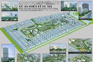 Phối cảnh Khu đô thị xanh Dragon City Park.