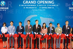 Ngân hàng Shinhan khai trương 4 chi nhánh và phòng giao dịch mới