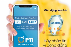 PTI ủng hộ Quỹ phòng chống cúm Covid-19