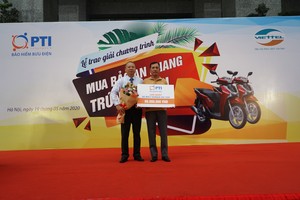 PTI trao xe Honda SH 125i CBS 2019 cho khách hàng mua Bảo An Khang