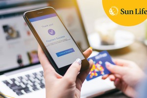 Sun Life Việt Nam khuyến khích khách hàng thanh toán phí bảo hiểm không dùng tiền mặt