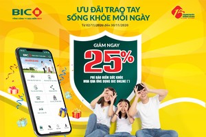 Tải app BIC Online, nhận ưu đãi 25% bảo hiểm sức khỏe