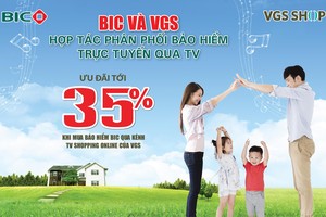 BIC giảm tới 35% phí bảo hiểm cho khách hàng mua trực tuyến qua kênh TV shopping