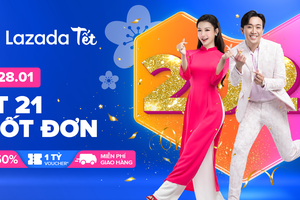 Lazada tung ra hàng loạt ưu đãi giảm giá đến 50% trong dịp Tết
