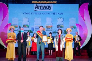 Amway Việt Nam lần thứ 8 nhận giải thưởng “Sản phẩm vàng vì sức khoẻ cộng đồng”