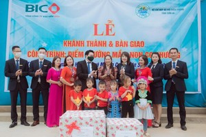 BIC khánh thành điểm trường cho trẻ em vùng cao tại Sơn La