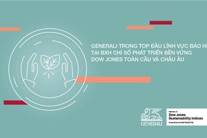 Generali trong top đầu lĩnh vực bảo hiểm trong bảng xếp hạng Chỉ số phát triển bền vững