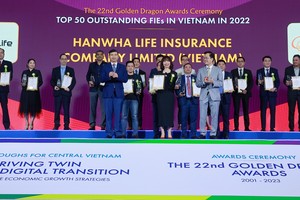 Hanwha Life Việt Nam được vinh danh “Dịch vụ bảo hiểm đáng tin cậy 2022”