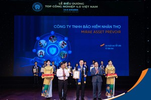 Mirae Asset Prévoir ghi dấu trong chuyển đổi số với giải thưởng “Top công nghiệp 4.0 Việt Nam