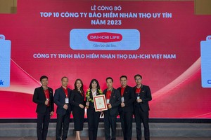 Dai-ichi Life Việt Nam: Top 2 trong “Top 10 công ty bảo hiểm nhân thọ uy tín” năm 2023