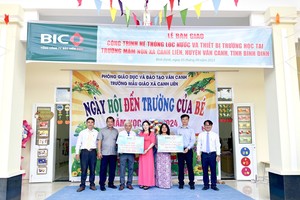 BIC tài trợ hệ thống lọc nước và khu vui chơi cho trẻ em có hoàn cảnh khó khăn tại Bình Định