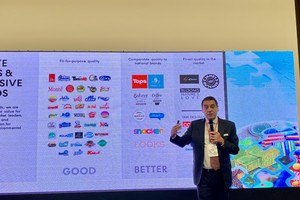 Đại diện Tập đoàn bán lẻ Central Retail chia sẻ với các doanh nghiệp Việt Nam tại buổi kết nối doanh nghiệp