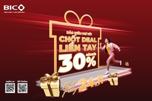 Black Friday 24.11: BIC tặng siêu ưu đãi tới 30% phí bảo hiểm