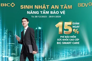 BIC ưu đãi 15% phí bảo hiểm sức khỏe cao cấp BIC Smart Care 