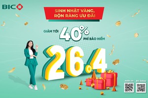 BIC ưu đãi tới 40% phí bảo hiểm 