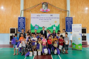 Shinhan Life Việt Nam và DXC Việt Nam chung tay vì tương lai tươi sáng cho học sinh tại Làng SOS Bến Tre