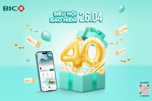 BIC ưu đãi tới 40% phí bảo hiểm