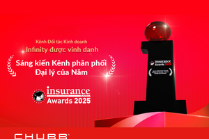Kênh đối tác kinh doanh Infinity giúp Chubb Life Việt Nam nhận giải mô hình kênh phân phối tại Insurance Asia Awards 2025