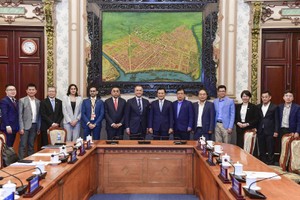 Buổi gặp mặt giữa đoàn đại biểu Mastercard và Ủy ban Nhân dân TP.HCM 