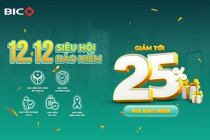 BIC tung “Siêu hội bảo hiểm 12.12” - Ưu đãi lên tới 25% phí bảo hiểm