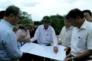 Đoàn công tác của EGATI đi thực địa Dự án