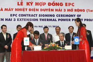 EVN ký hợp đồng với nhà thầu Nhật xây dựng Nhiệt điện Duyên Hải 3 mở rộng