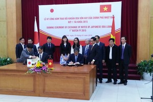 Nhật Bản cung cấp khoản ODA hơn 95 tỷ Yên cho Việt Nam