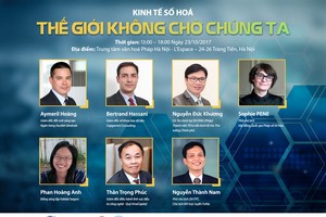 Hội thảo “Kinh tế số hóa - Thế giới không chờ chúng ta” tổ chức ngày 23/10 tại Hà Nội