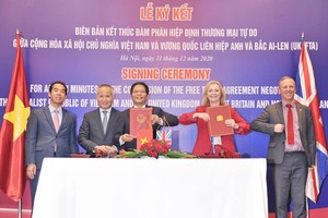 Việt Nam và Vương quốc Anh ký kết kết thúc đàm phán Hiệp định thương mại tự do UKVFTA