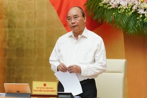 Thủ tướng Nguyễn Xuân Phúc chủ trì phiên họp (Ảnh: VGP)