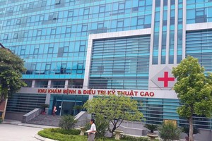 Tòa nhà khám chữa bệnh kỹ thuật cao của Bệnh viện GTVT.