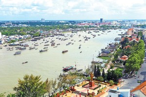 Bến Ninh Kiều (TP. Cần Thơ). Ảnh: Triệu Vinh