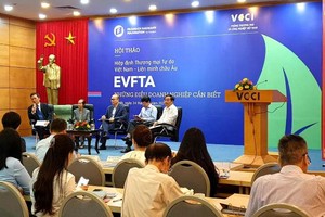 EVFTA đã chính thức có hiệu lực được gần 2 tháng, một số doanh nghiệp đã được hưởng những lợi ích đầu tiên từ Hiệp định này. (Ảnh: Thế Hải)