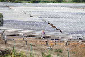 Đầu tư điện mặt trời phát triển khá mạnh. Ảnh: Đức Thanh