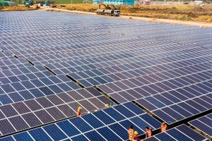 Nhà máy điện mặt trời của Bamboo Capital tại Long An. Arnh: BCG