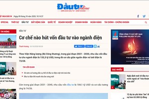 Thủ tướng giao Bộ Công Thương nghiên cứu phản ánh của Báo Đầu tư về Quy hoạch điện VIII