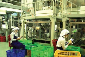 Việc tham gia và thực thi các FTA đã góp phần giúp Việt Nam tăng năng lực cạnh tranh quốc gia và doanh nghiệp. Trong ảnh: Nhà máy chế biến của Vinamit.