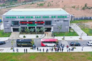 Các nhà đầu tư Hàn Quốc tham quan thực địa tại Khu Công nghệ thông tin tập trung Đà Nẵng.